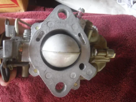 NORS Mopar Carter Reman Carburetor 1949-54 Dodge Models Manual Transmission - Image 4