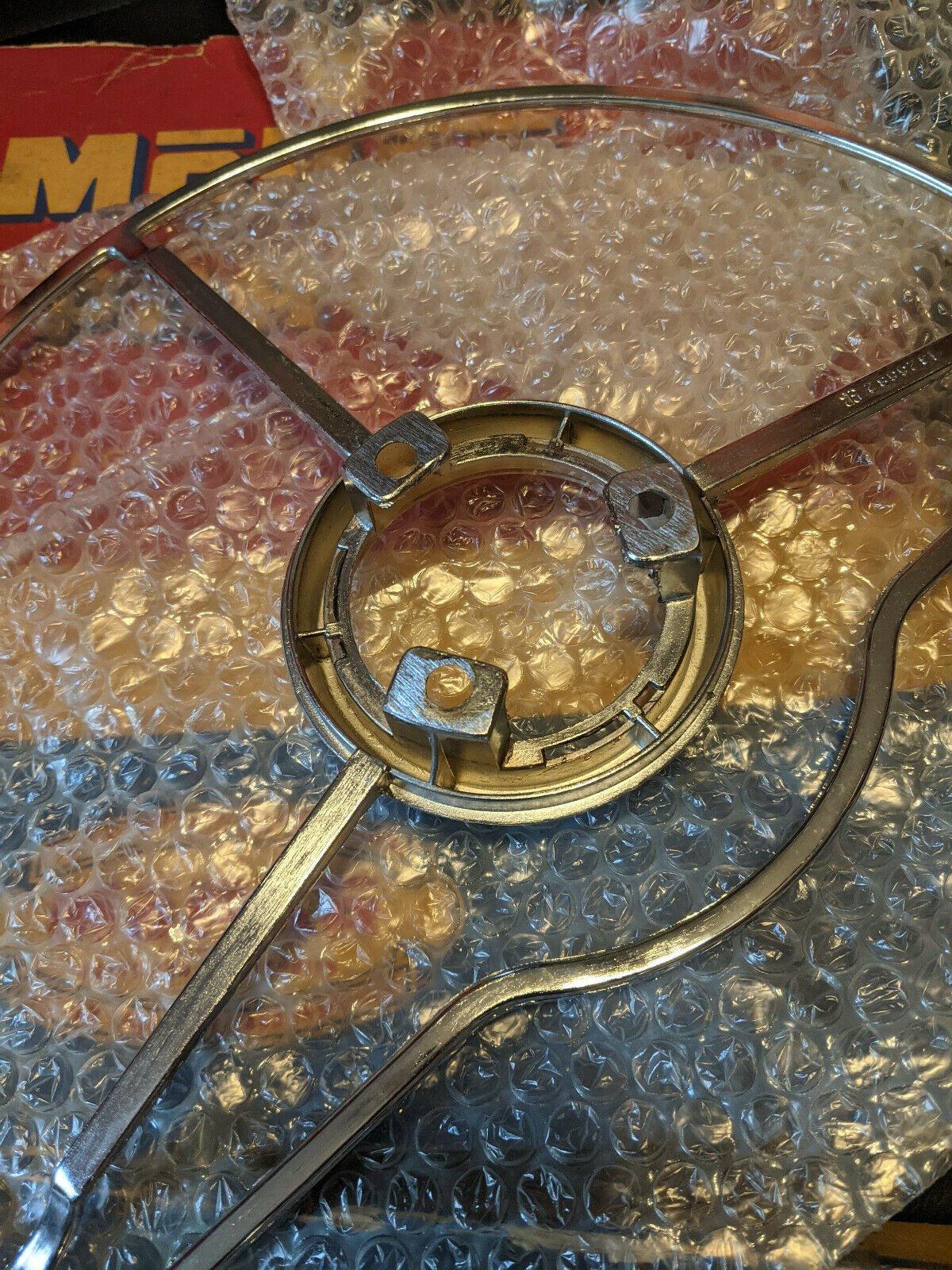 NOS Mopar Horn Ring 1951-4 Chrysler 6 Cylinder Models 1953-4 Crown Imperial - Image 2