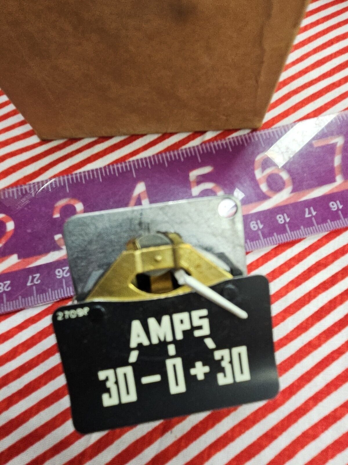 NOS Mopar Ammeter Gauge 1958 Thru 1968 Dodge Power Wagon - Image 2