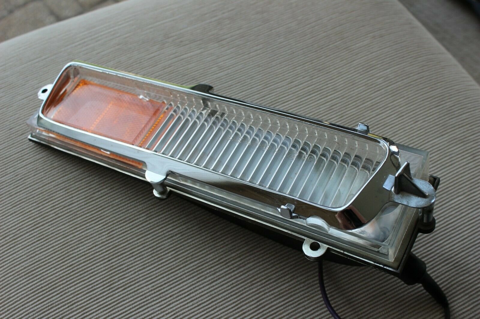 NOS Mopar Left Cornering Lamp Early 1969 Chrysler Models Up To January 1969 - Image 2