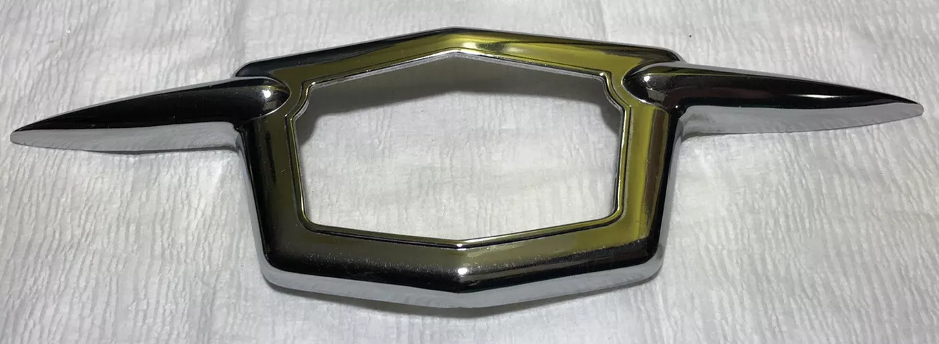 NOS Mopar Hood Medallion Bezel 1951 Plymouth Models - Image 2