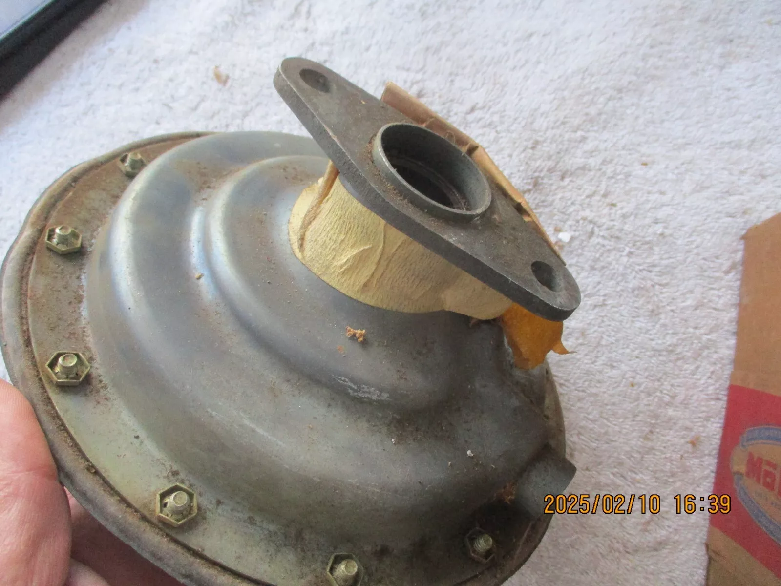 REAR AXLE DIAPHRAGHM