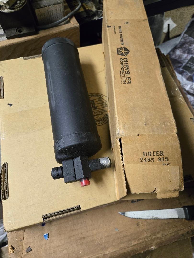 NOS Mopar A/C Receiver Drier 1964 Full Size Models - Image 2
