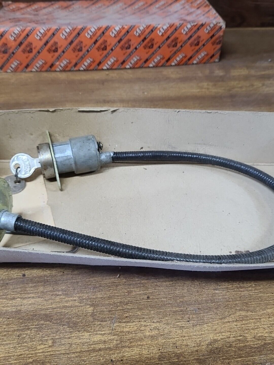 NOS Mopar Ignition Switch & Cable 1933 Plymouth PD Models - Image 3