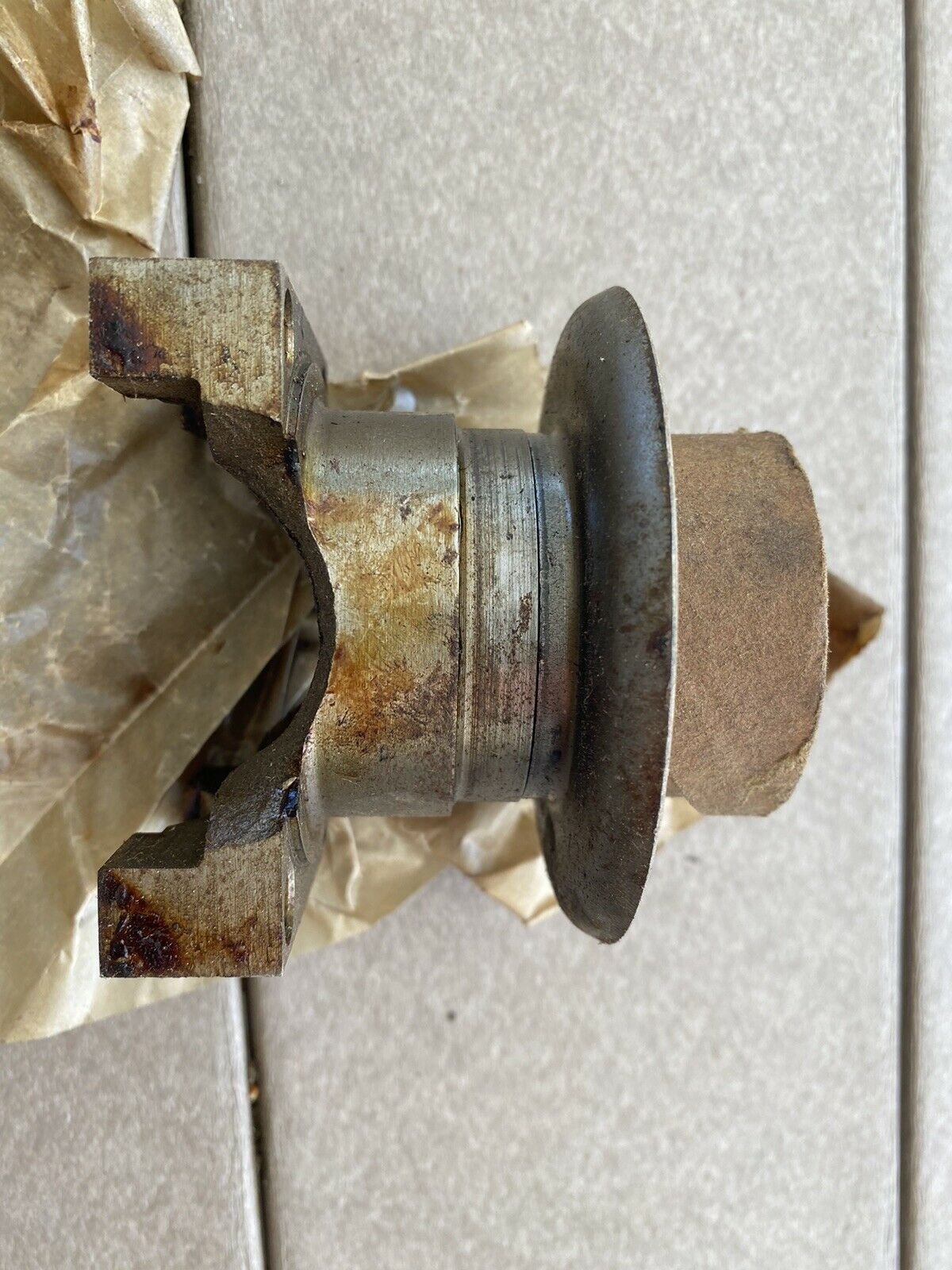 NOS Mopar 1940-54 Rear Axle Drive Pinion Flange Most Chrysler & DeSoto 6 Cylinder Models - Image 3