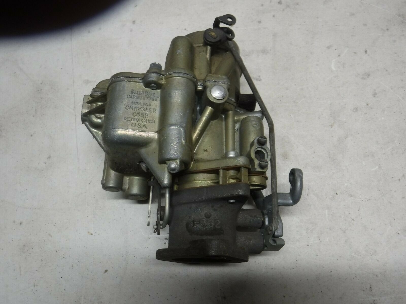 NOS Mopar Carter Carburetor 1941 Chrysler With Fluid Drive - Image 3