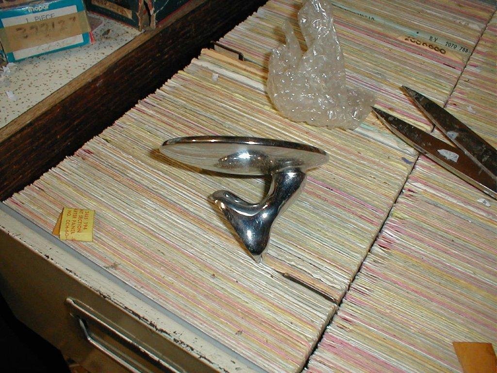 NOS Mopar Spotlight Mirror 1949-54 Dodge DeSoto Chrysler & Plymouth Models - Image 2