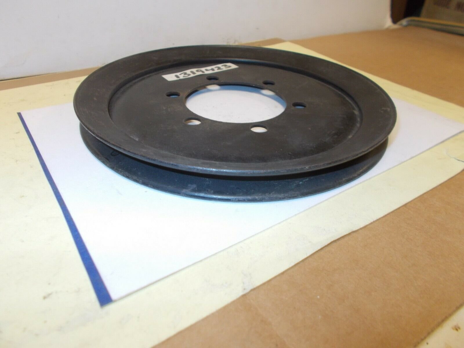 NOS Mopar Crankshaft Pulley 1950 Thru 1954 Dodge DeSoto & Chrysler 6 Cylinders - Image 2