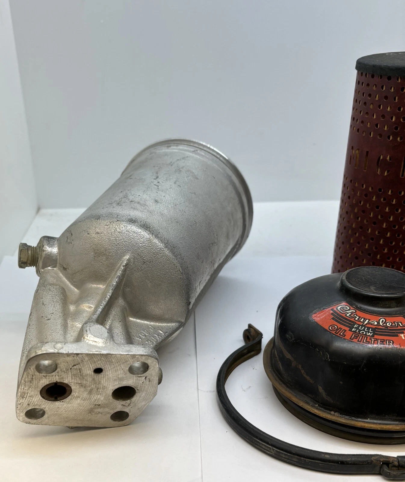 NOS Mopar Full Flow Oil Filter Assembly 1951-4 Chrysler & 1952-3 DeSoto 8 Cylinder Models - Image 2