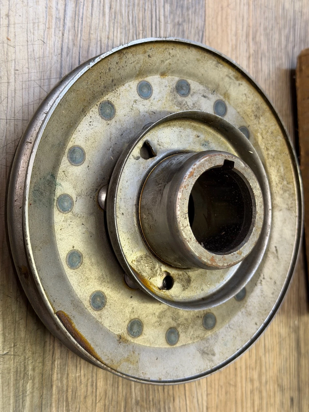 NOS Mopar Crankshaft Damper 1954-6 Dodge & Plymouth 6 Cylinders - Image 3