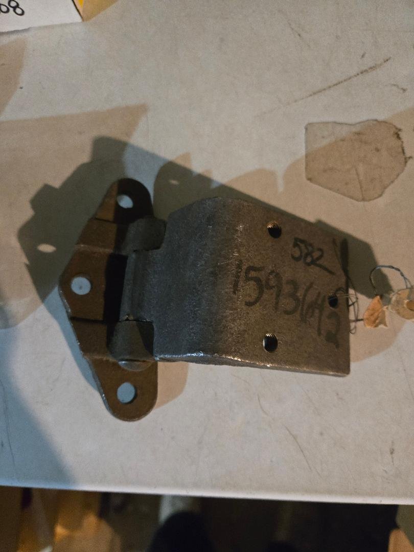 NOS Mopar Right Rear Lower Door Hinge 1955-6 Plymouth Dodge 4 Door Models - Image 2