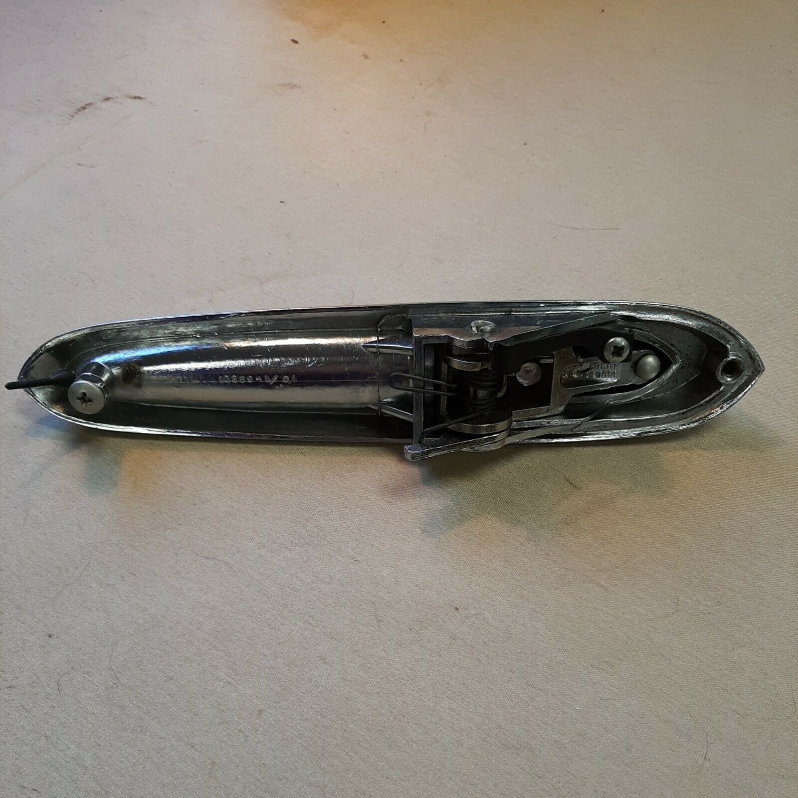 NOS Mopar Left Outside Door Handle All 1955 DeSoto & Chrysler Models - Image 2