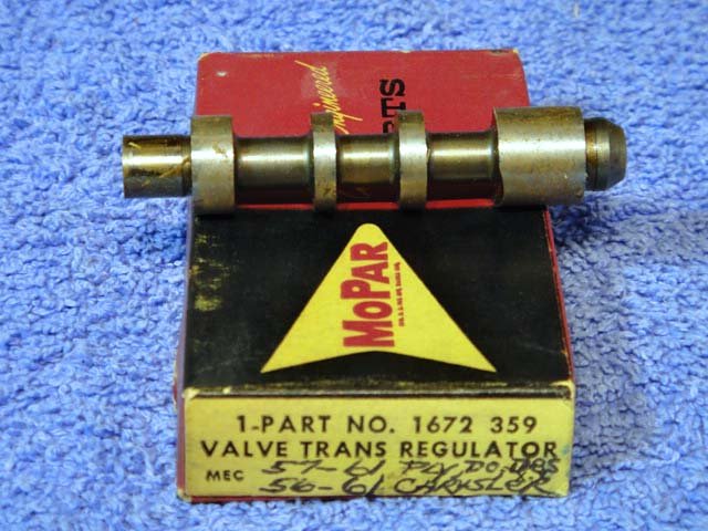 TRANS REGULATOR VALVE