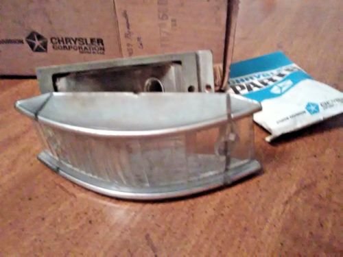 NOS Mopar Right Park Lamp Assembly 1959 Plymouth Models