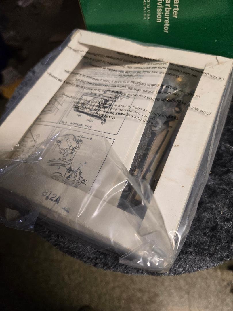 NOS Mopar Carburetor Kit 1967-71 383 440 Holley Four Barrel Carb Models 4150 & 4160 - Image 2