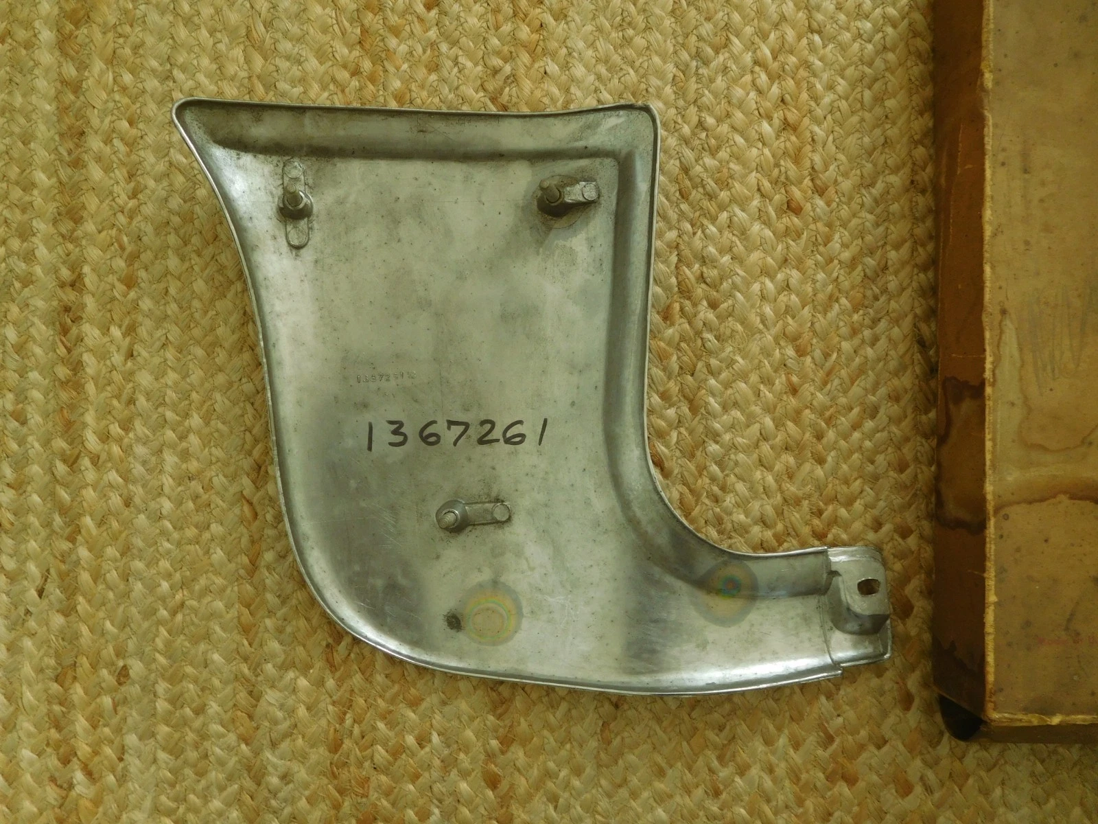 NOS Mopar Left Rear Stone Shield 1951-2 Plymouth Models - Image 2