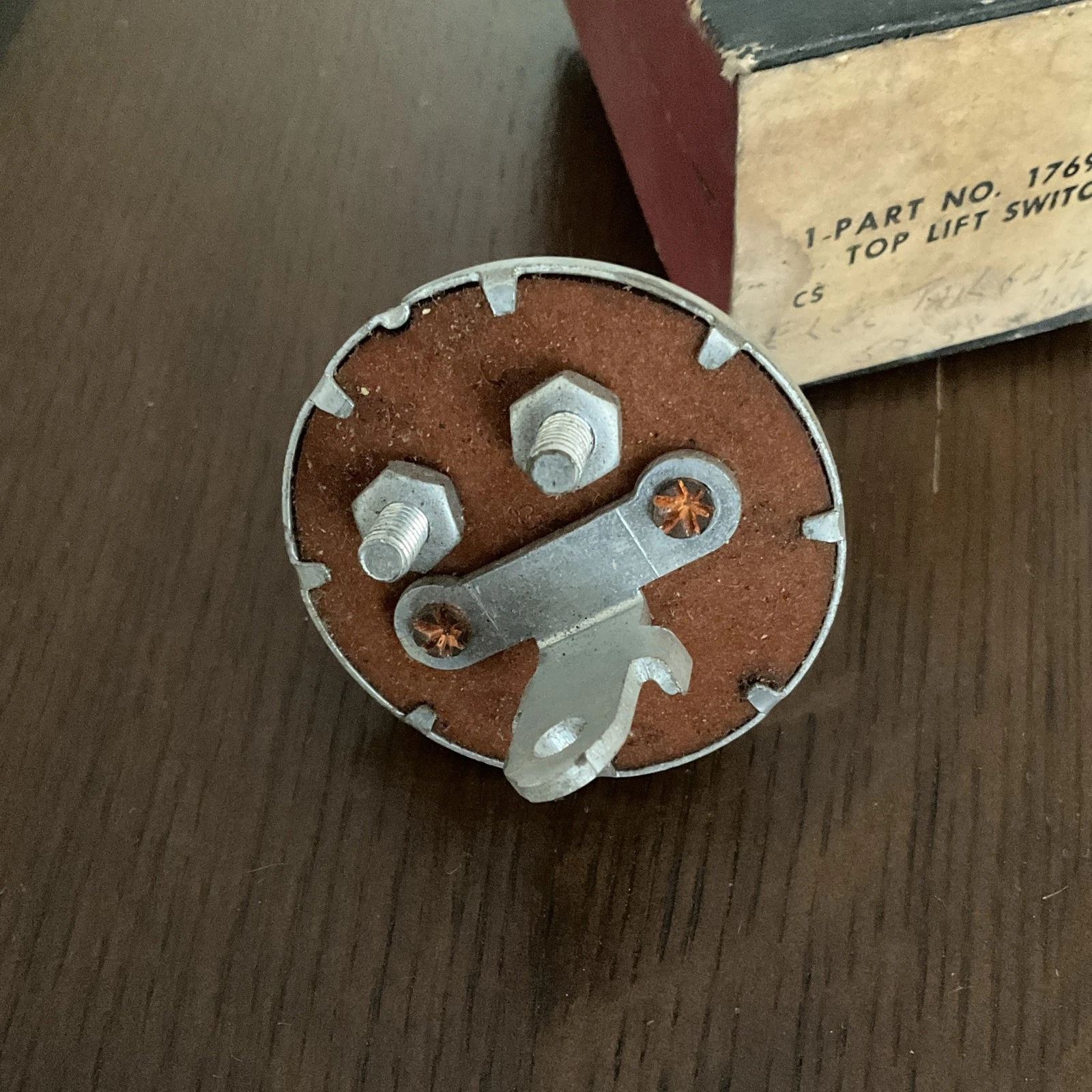 NOS Mopar Convertible Top Switch & Tailgate Window Switch All 1957-9 Dodge Models - Image 2