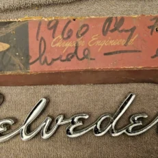 FENDER NAMEPLATE